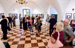 miniaturka - plakat z zapowiedzią wernisażu wystawy Piotra Kamieniarza